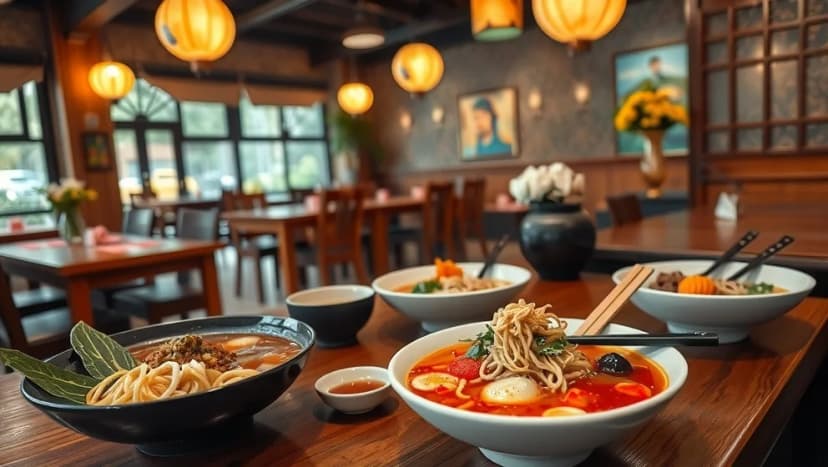 Fem blomstors nudelbars bästa maträtter