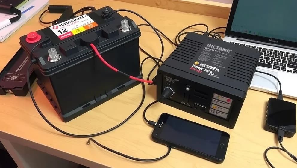 Omvandlare 12v till 220v hur fungerar det